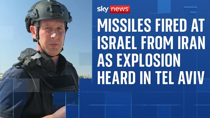 BREAKING: Missiles have been launched from Iran towards Israel, says the Israeli military...