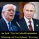 Russian President Vladimir Putin made a strong statement while referring to former U.S. President Donald Trump, saying that the “so-called peacemaker” is now showing his “true colours...
