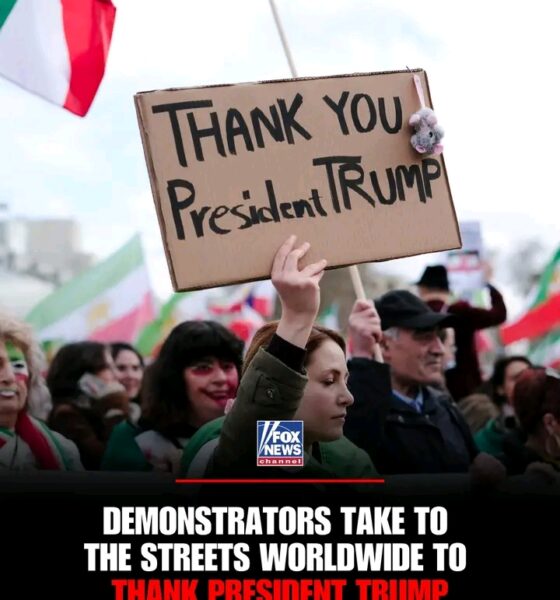 INCREDIBLE : Crowds gathered in cities around the world thanking President Trump for taking action against the Islamist regime controlling Iran...
