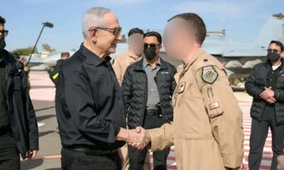 BREAKING: Prime Minister Netanyahu visits an Israeli Air Force base in southern Israel, meeting Israeli and U.S. pilots operating in Operation “Lion’s Roar". “We will continue striking the terror regime in Iran and terror forces in Lebanon.” God bless America. God bless Israel...