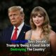 NEWS UPDATE : Taylor Swift didn't hold back in criticizing Donald Trump, stating that he has done a "good job of destroying the country." Her remarks quickly went viral on social media, sparking strong reactions from both supporters and critics...
